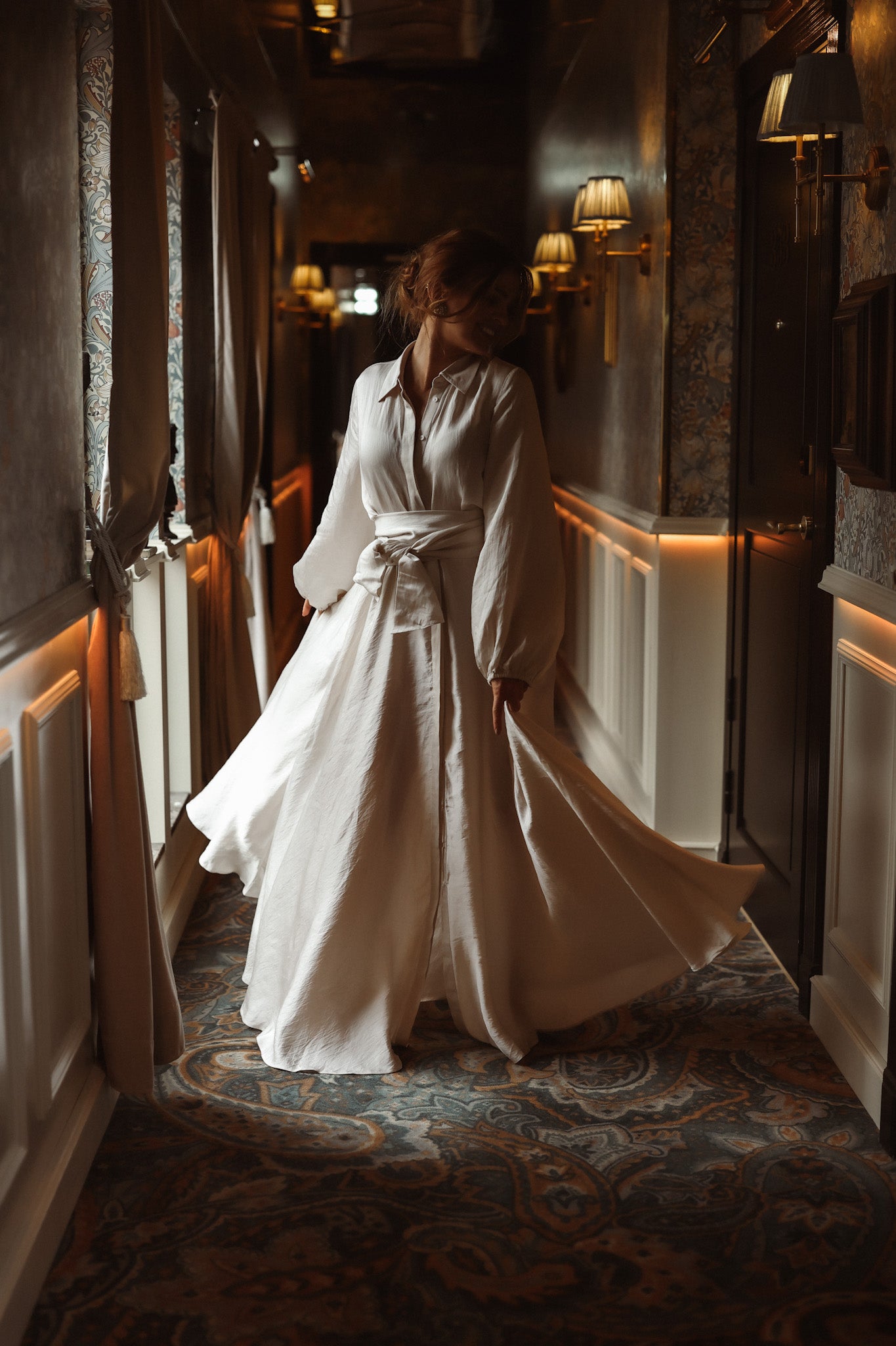 Long Bon weekend Dress - Pearl