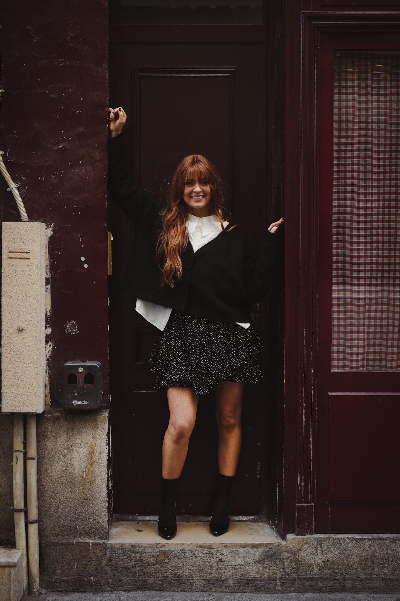 Stardust Skirt Shorts - Black & Silver