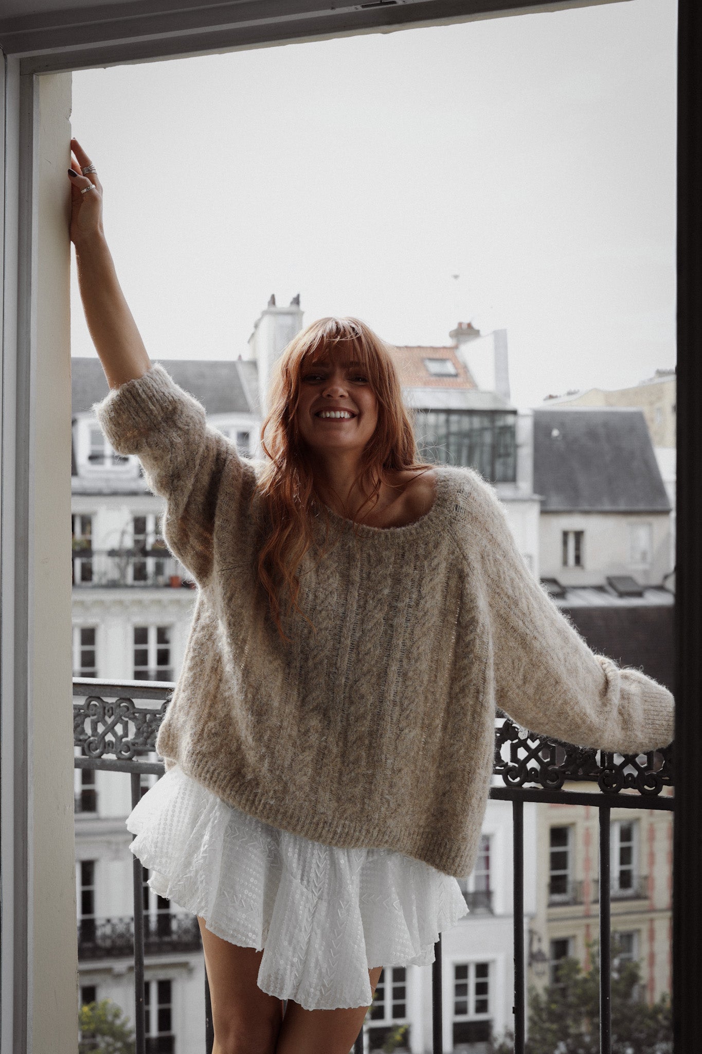 Cozy Sweater - Beige Melange