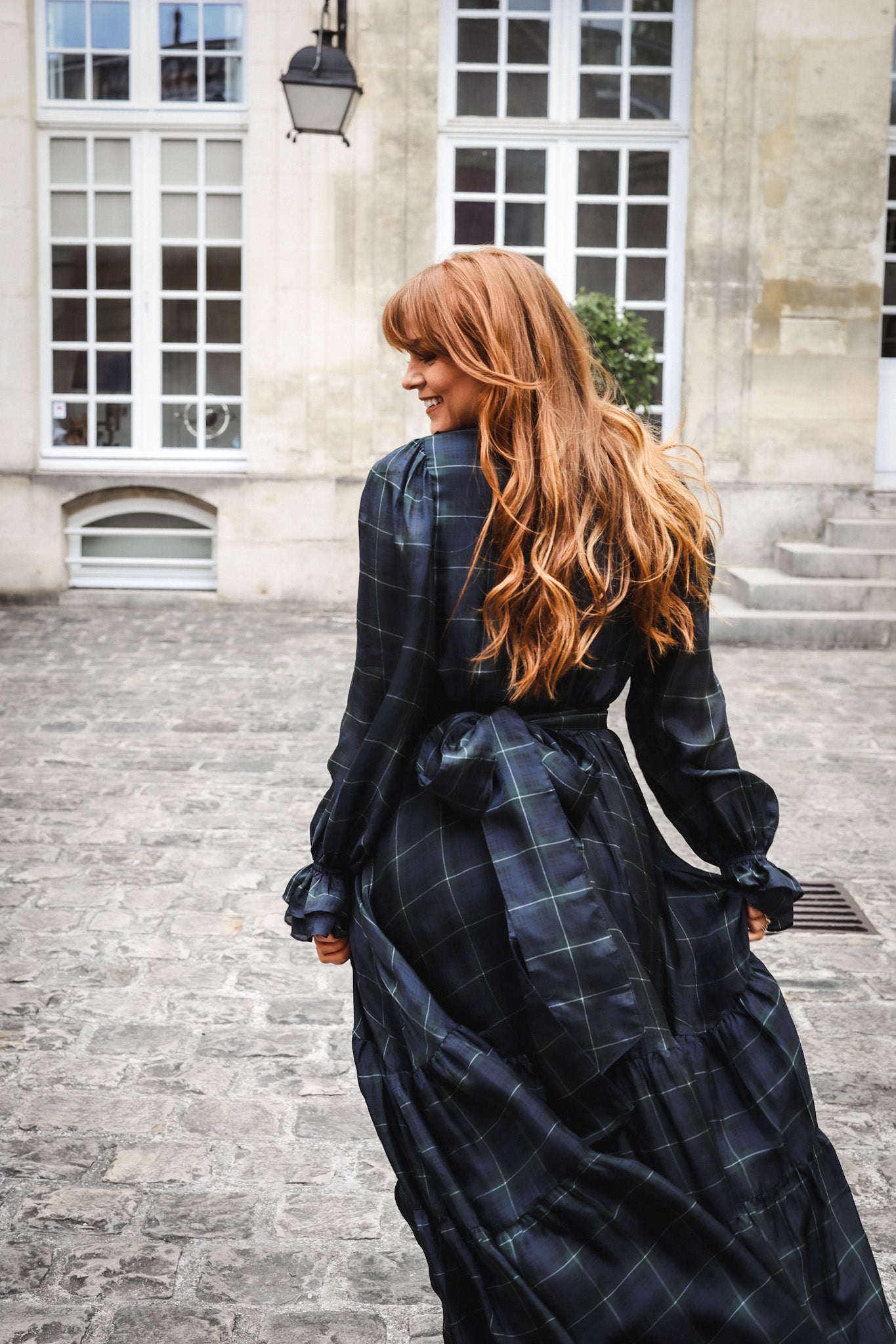 Check Showpiece Dress