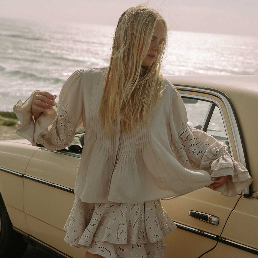Coco Blouse - Pearl