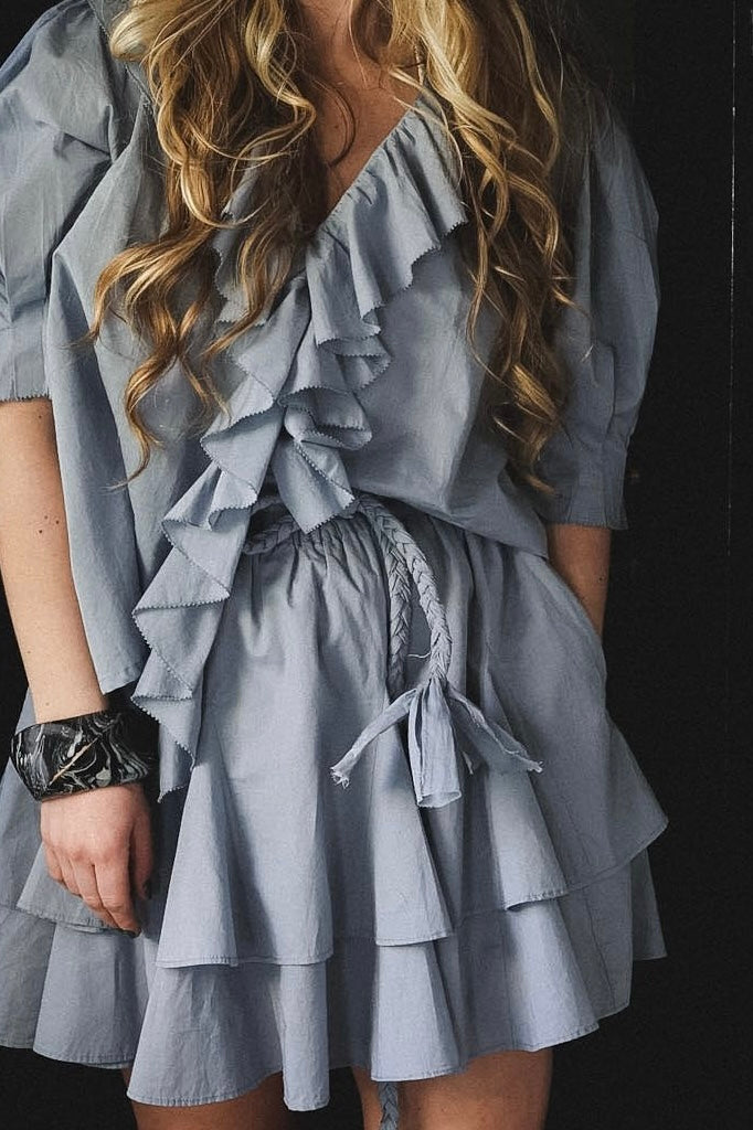 Frill Blouse - Black