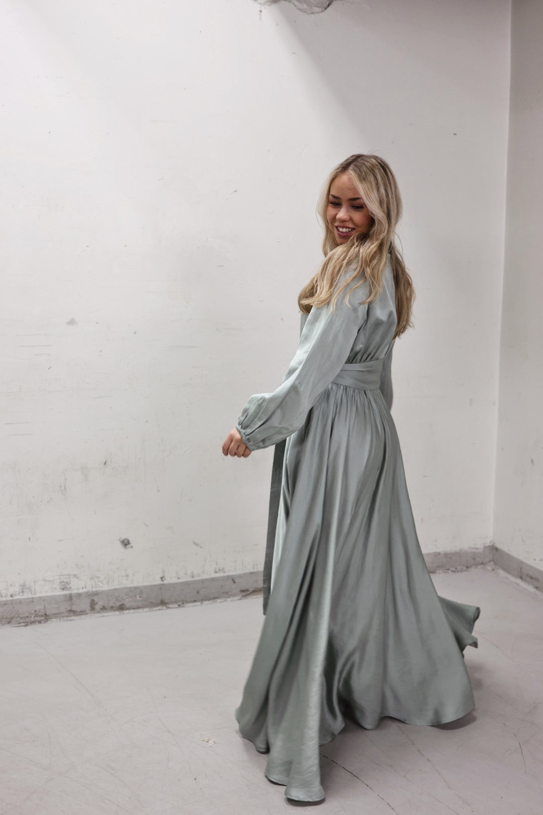 Long Bon Weekend Dress - Soft Pistachio