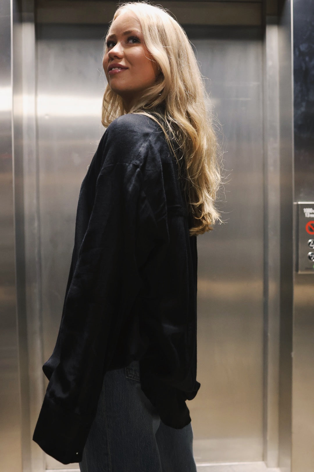 Shirt Dress - Black