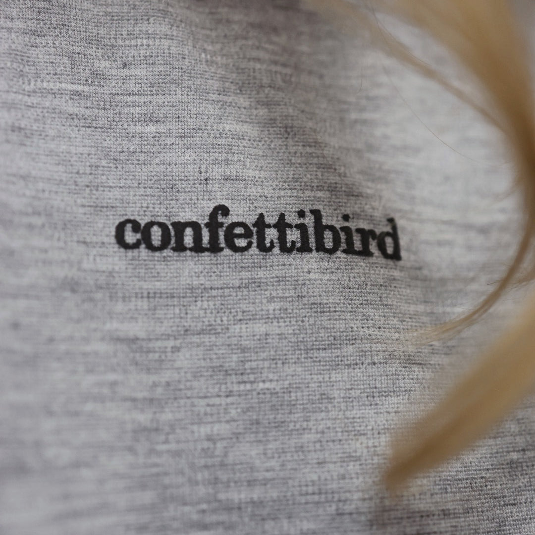 Confettibird T-Shirt - Grey Melange