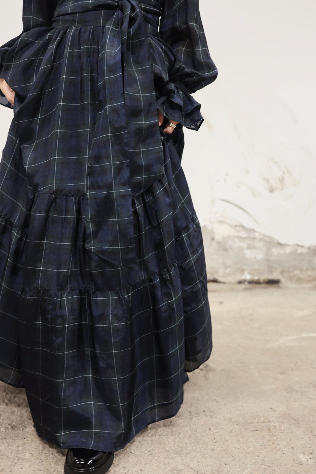 Check Showpiece Dress