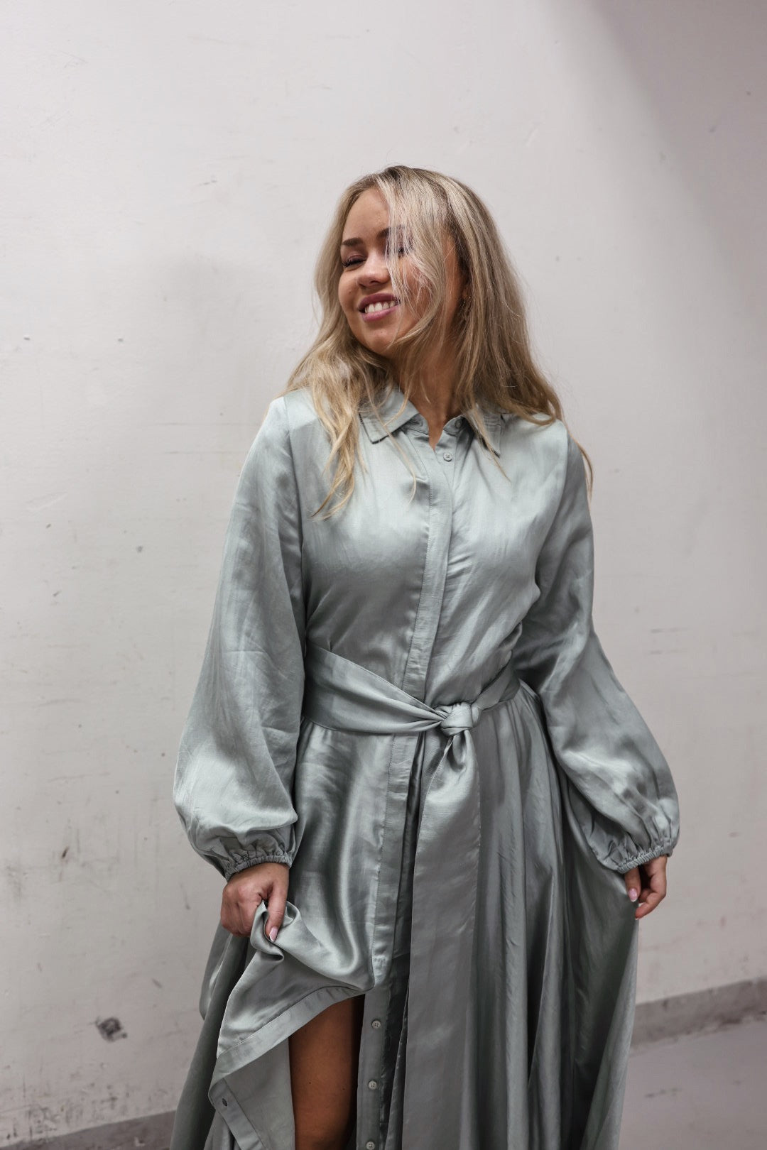 Long Bon Weekend Dress - Soft Pistachio