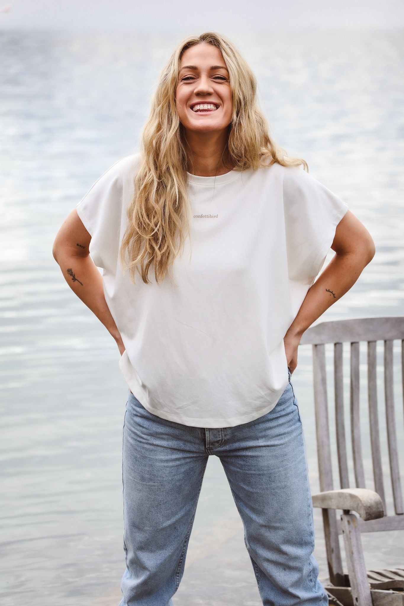 Confettibird T-Shirt - Offwhite