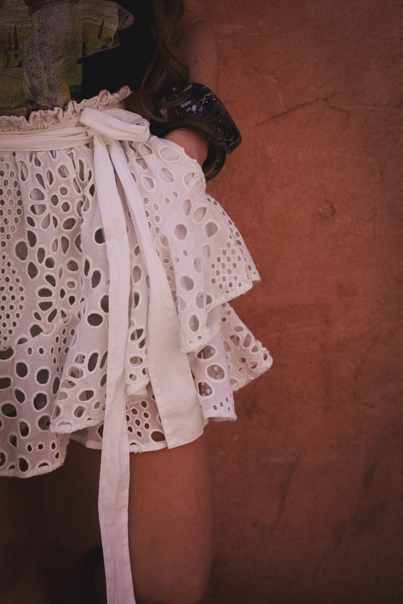 Chiffy Skirt Shorts - Black