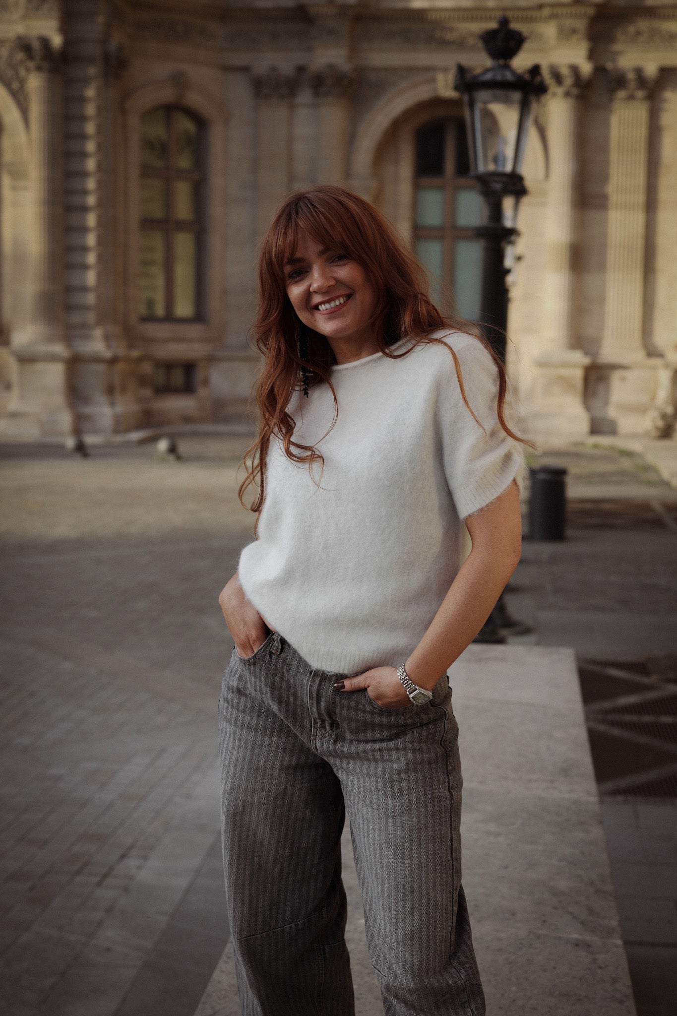 Fluffy T Knit - Offwhite