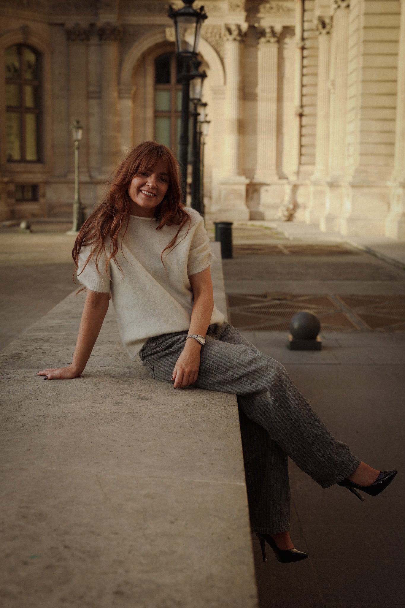Fluffy T Knit - Offwhite