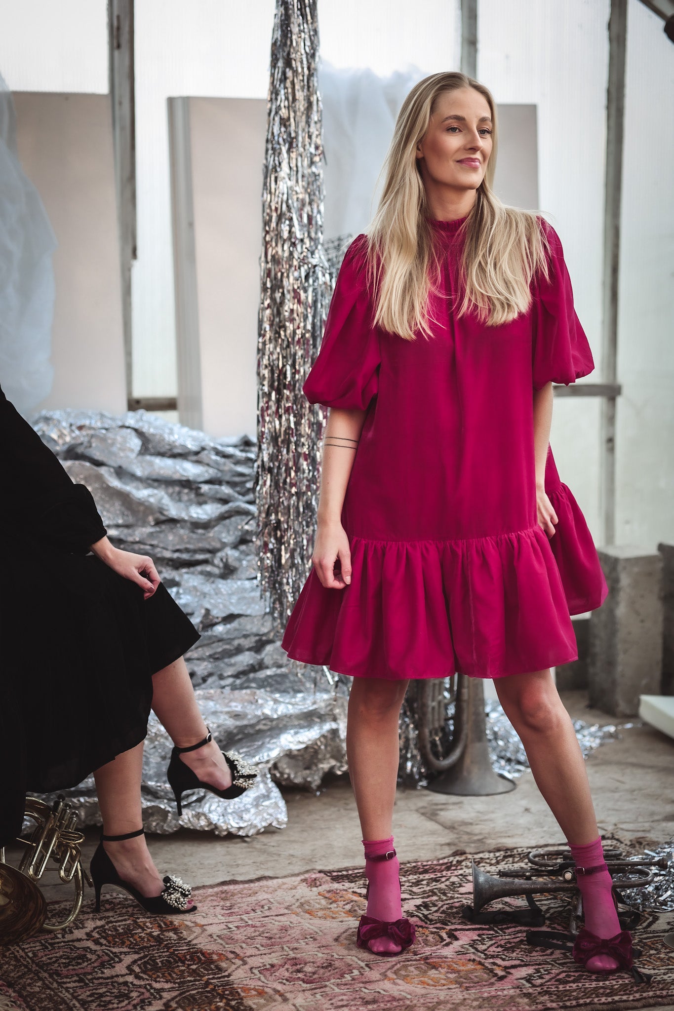 Jessie Velvet - Hot Pink