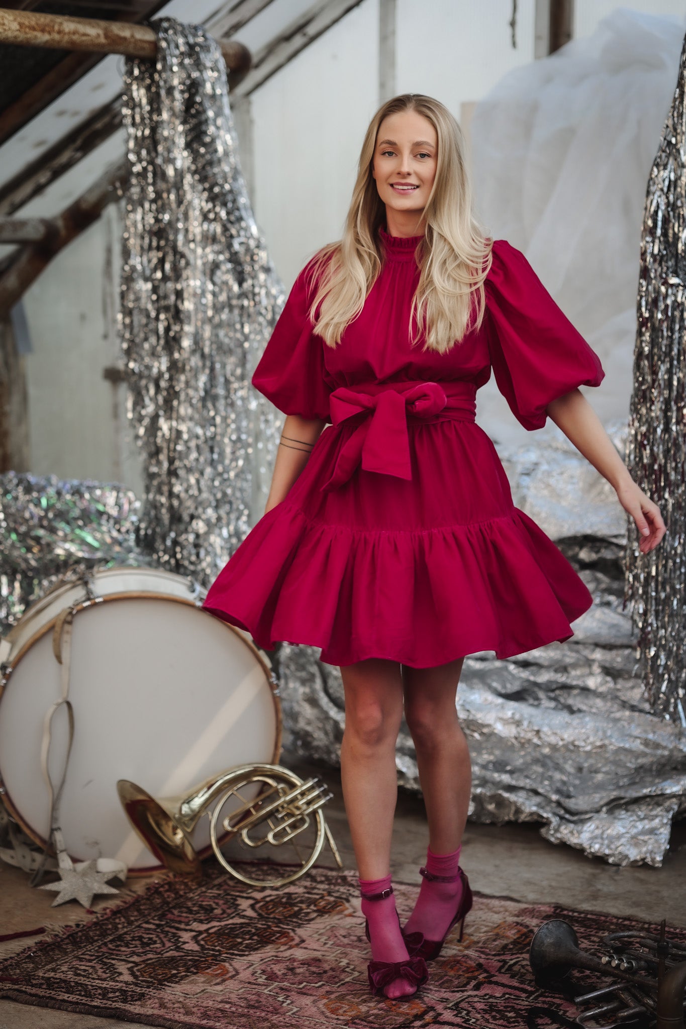 Jessie Velvet - Hot Pink