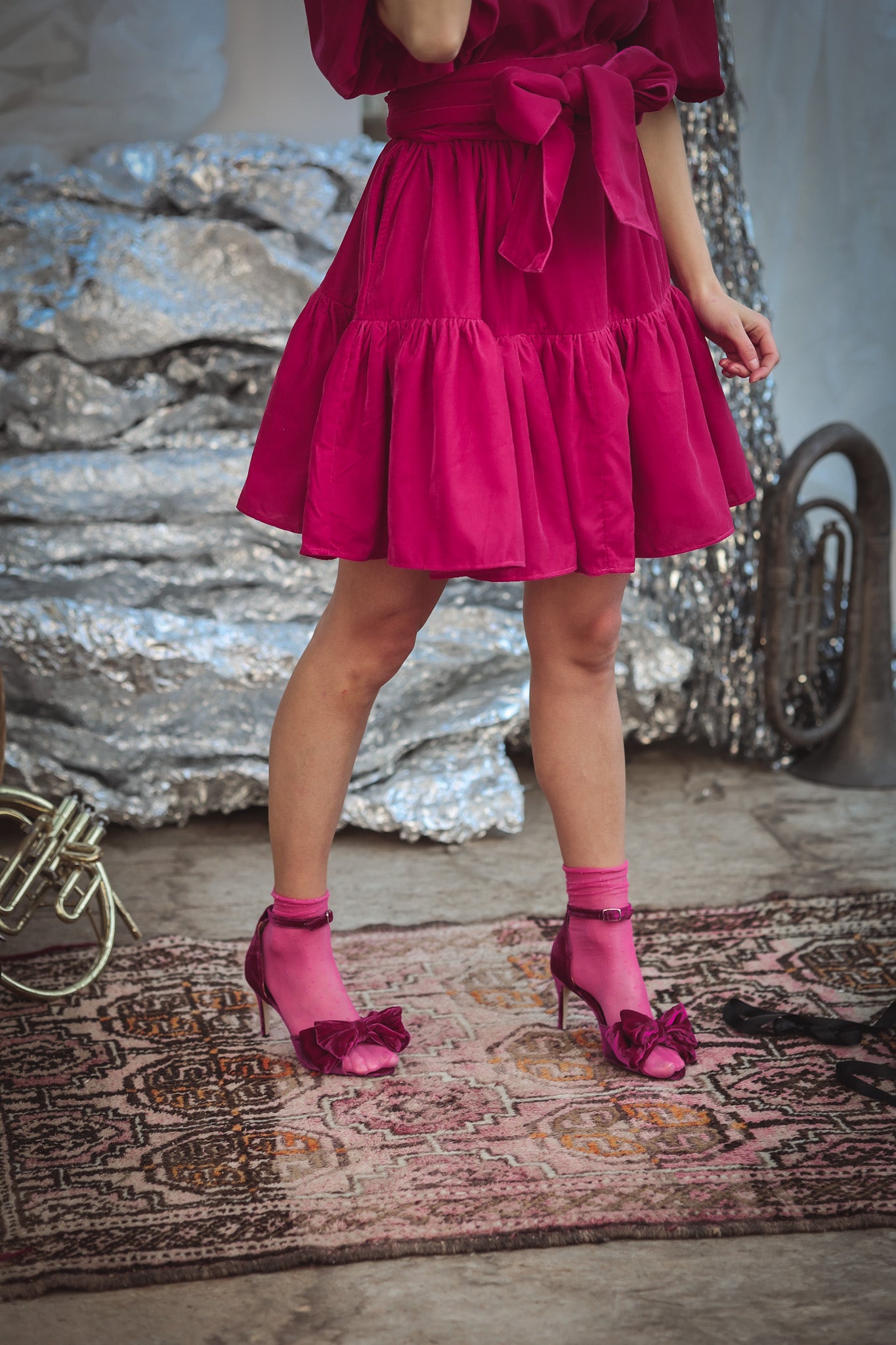 Jessie Velvet - Hot Pink