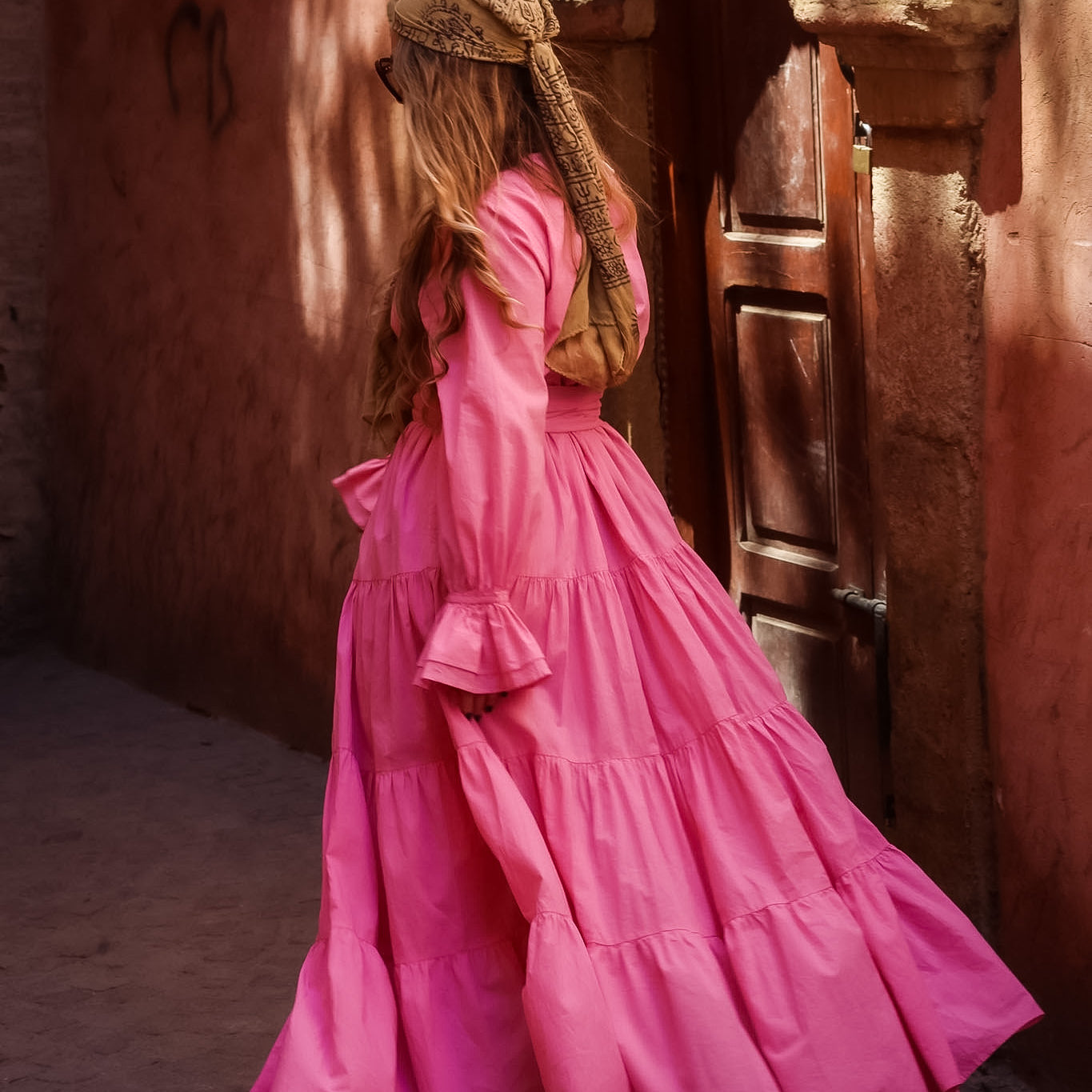 Coco Cotton Dress - Pink
