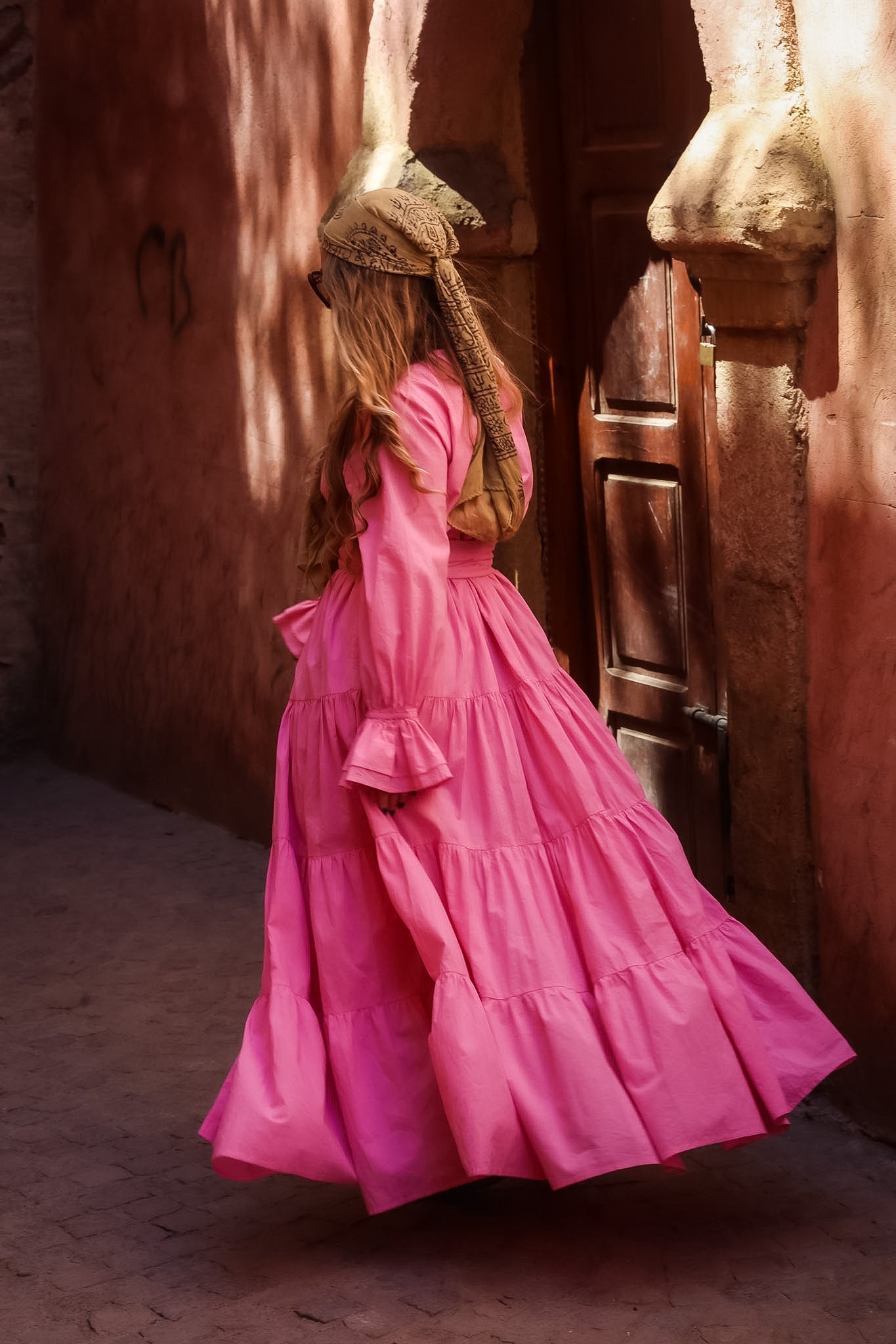 Coco Cotton Dress - Pink