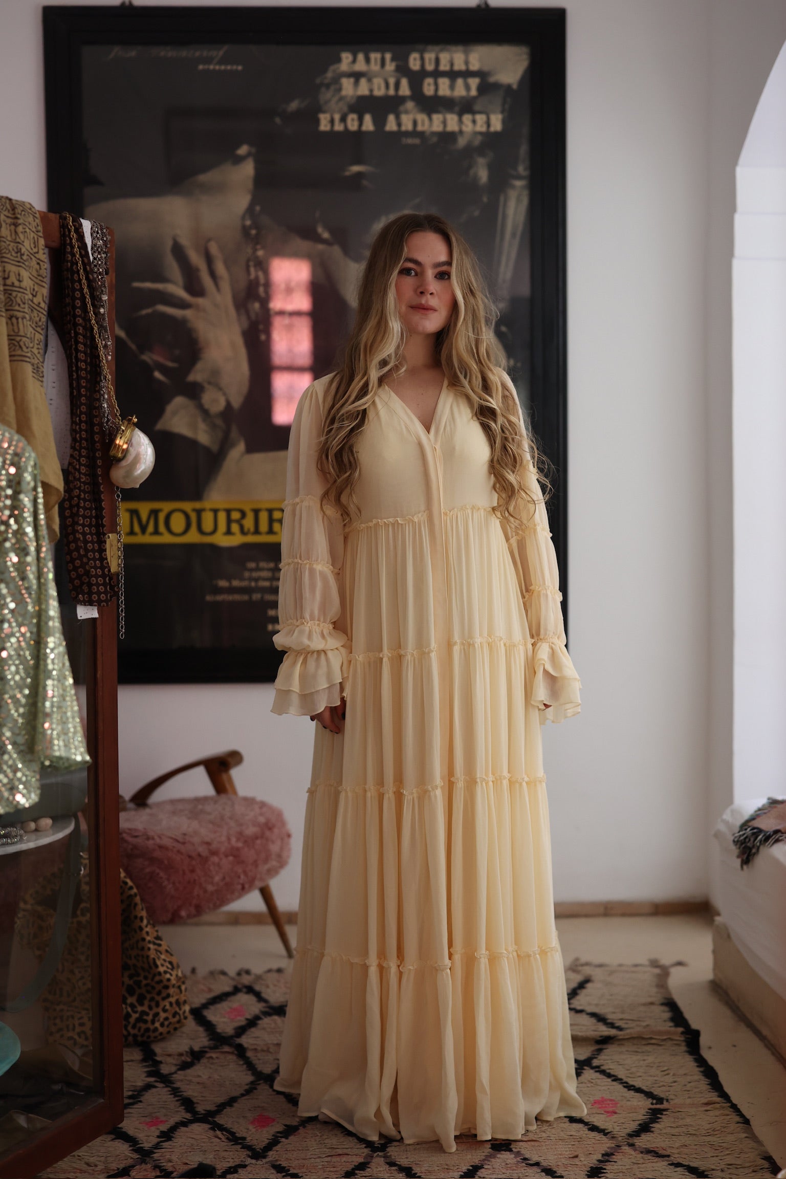Showbird Dress - Soft Butter