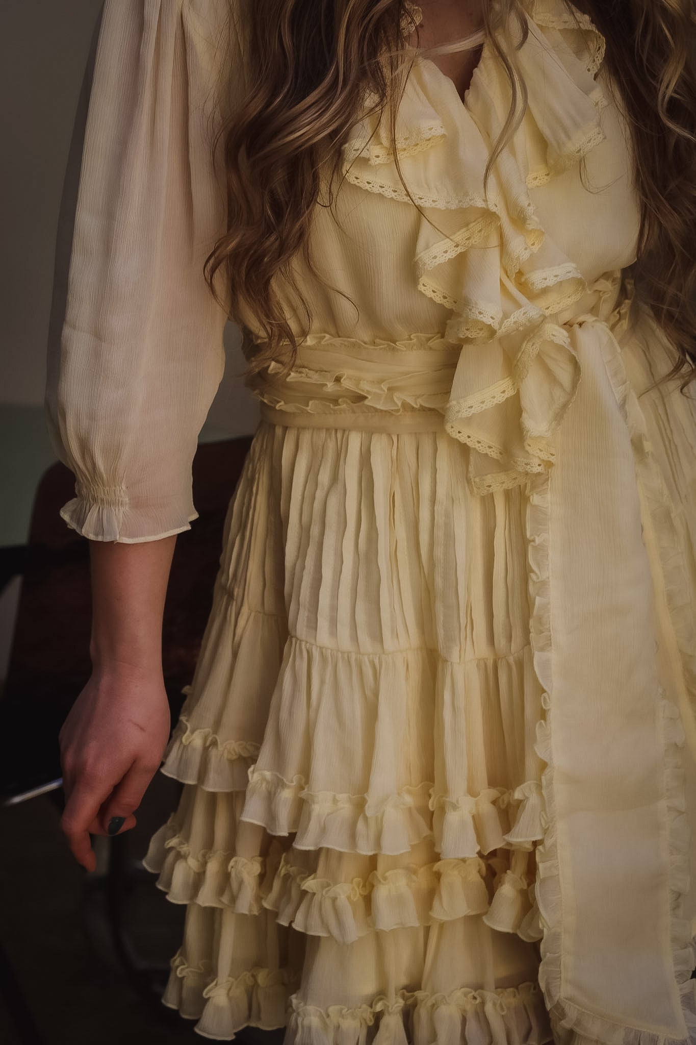 Love Frill Dress - Soft Butter