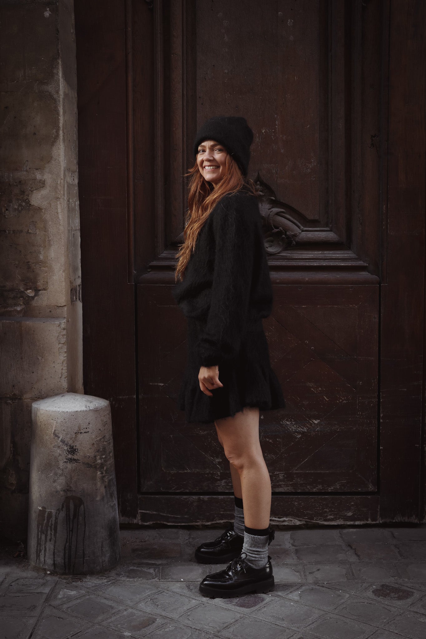 Boxy Beanie - Black