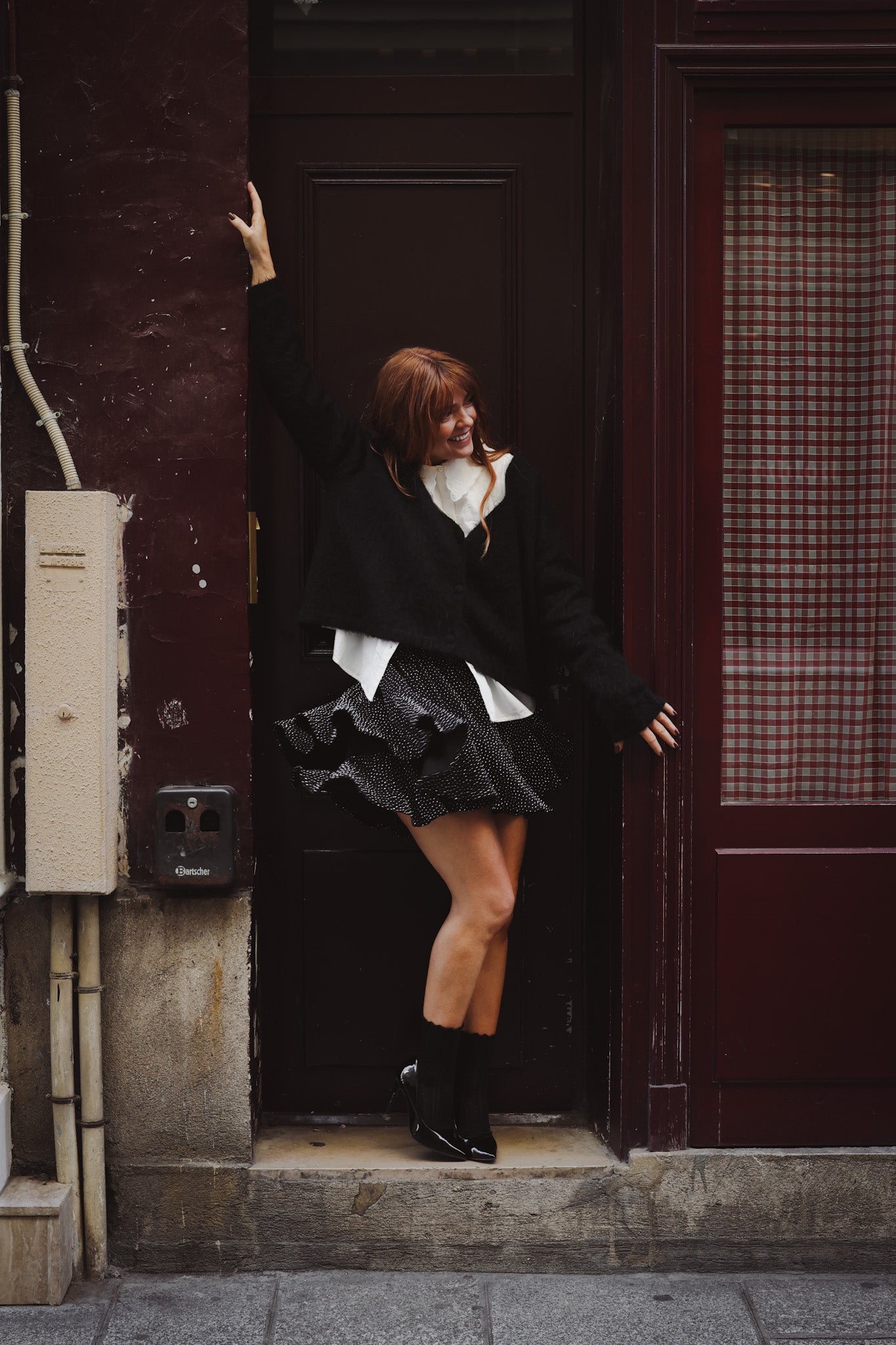 Stradust Skirt Shorts - Black & Silver
