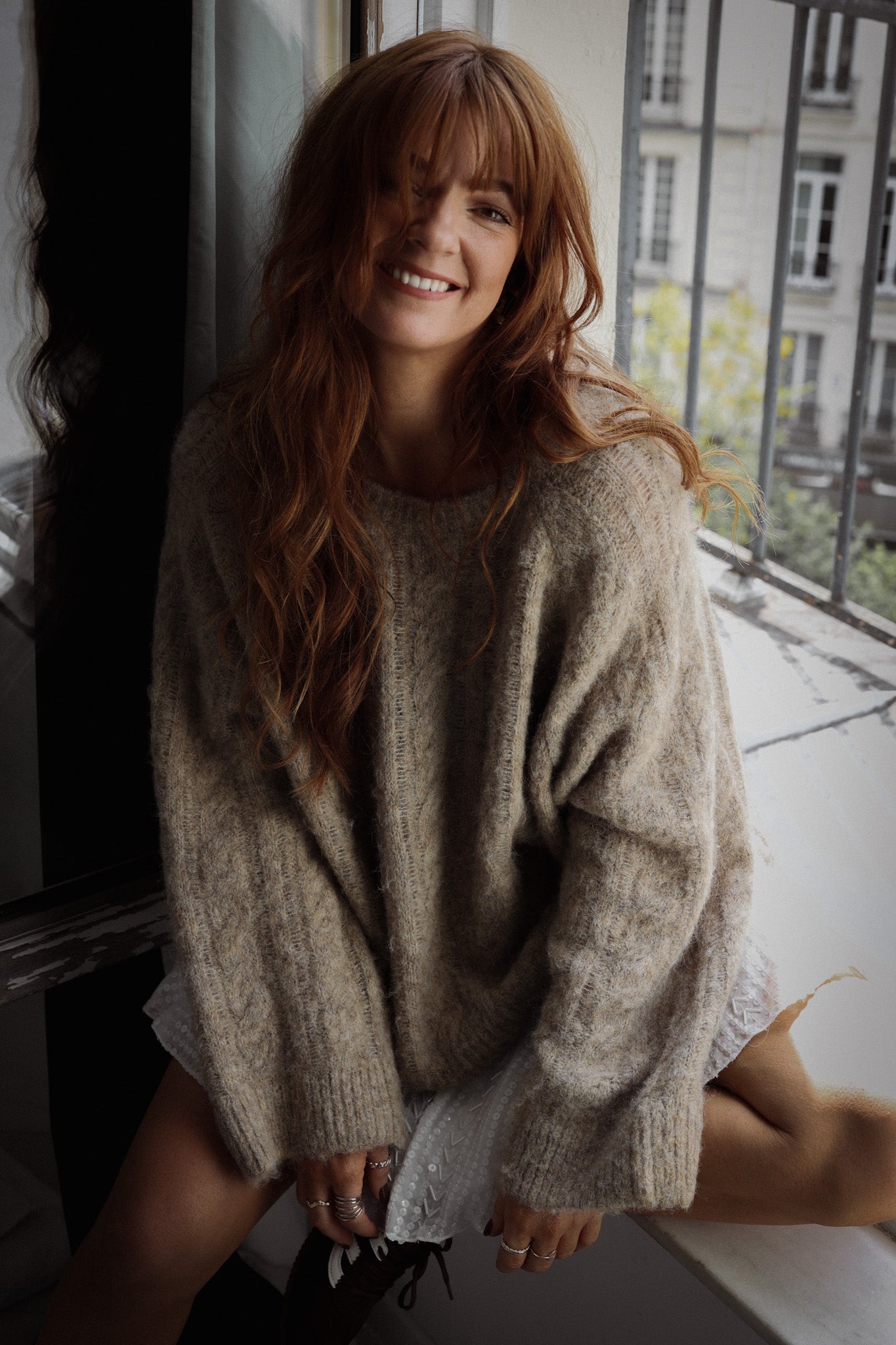Cozy Sweater - Beige Melange