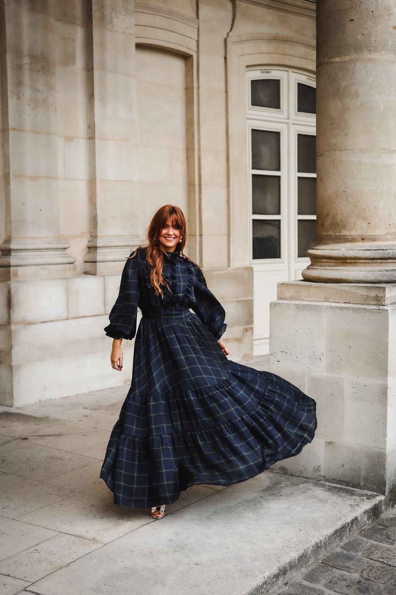 Check Showpiece Dress