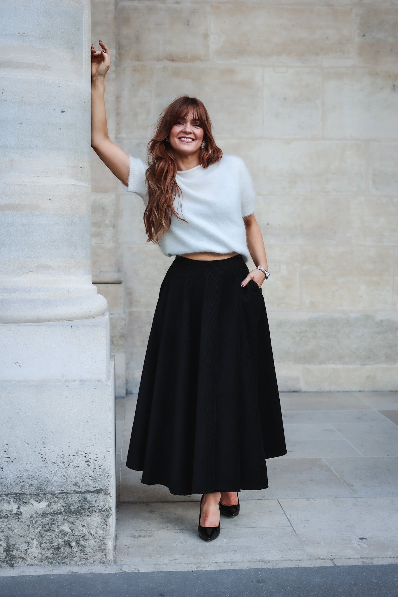 Fluffy T Knit - Offwhite