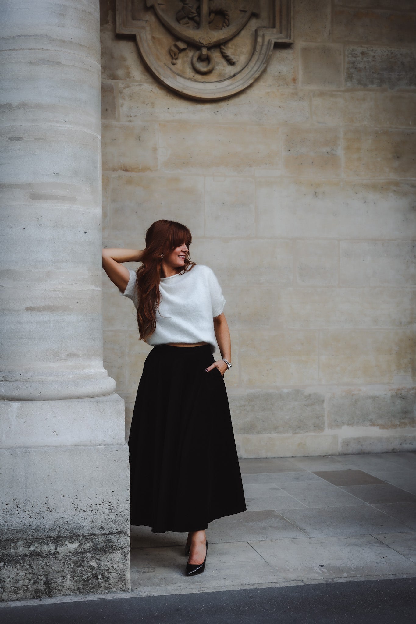 Fluffy T Knit - Offwhite