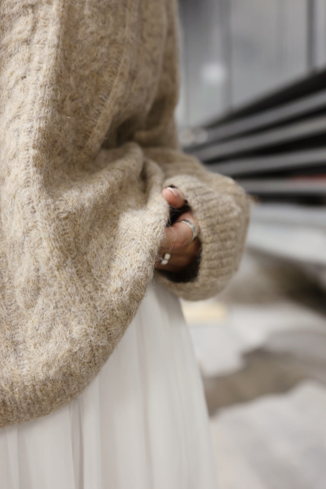 Cozy Sweater - Beige Melange