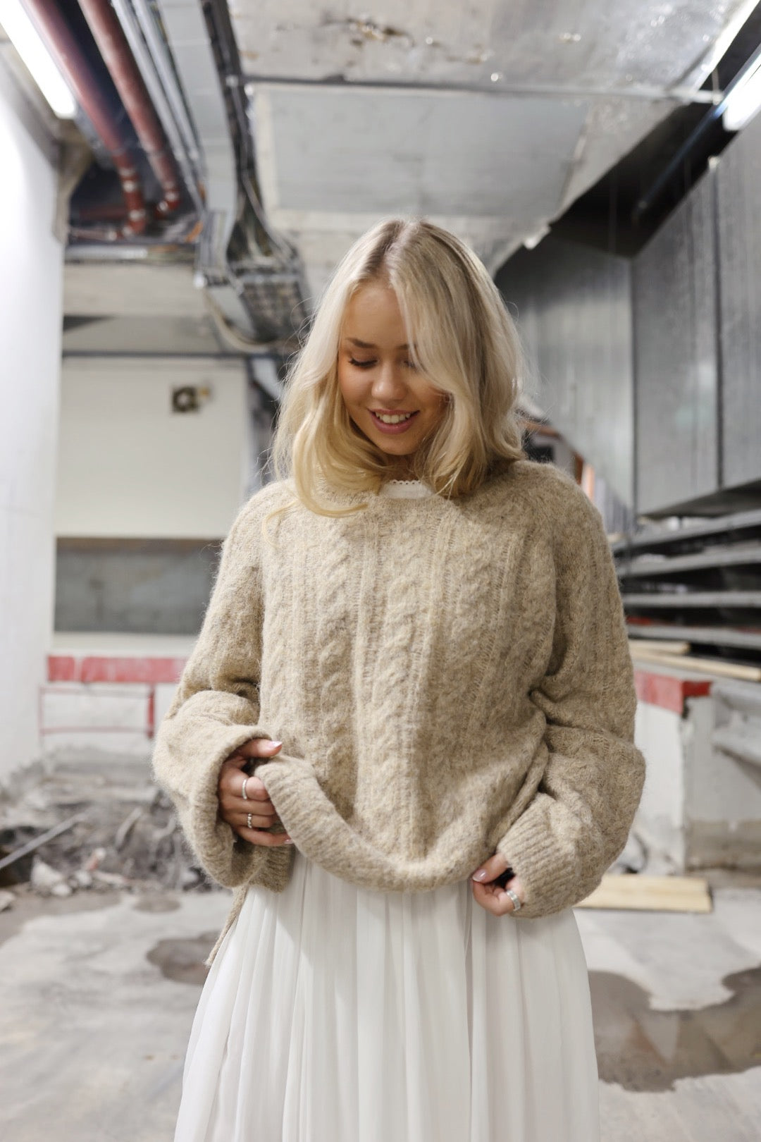 Cozy Sweater - Beige Melange