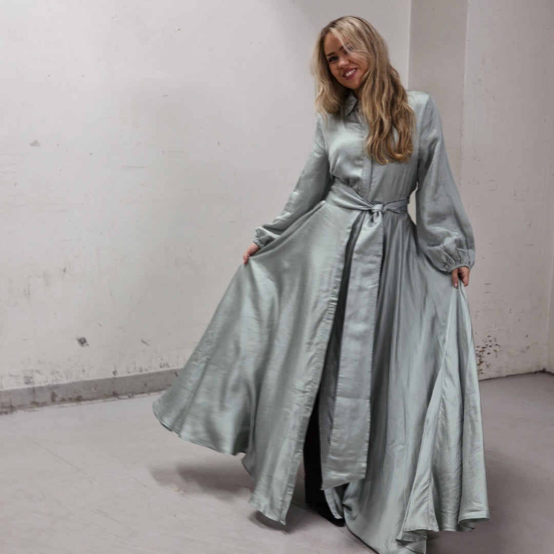 Long Bon Weekend Dress - Soft Pistachio