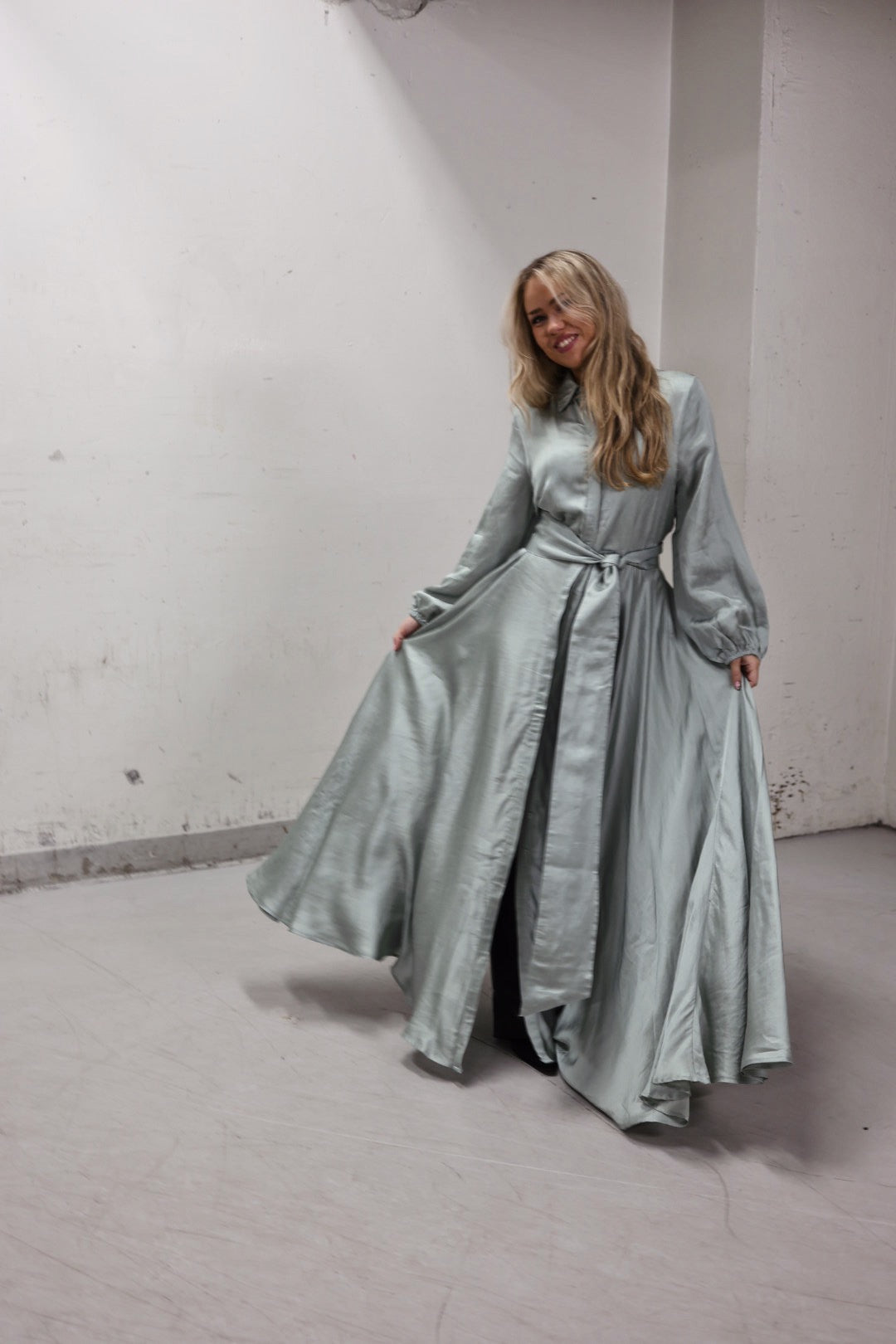 Long Bon Weekend Dress - Soft Pistachio