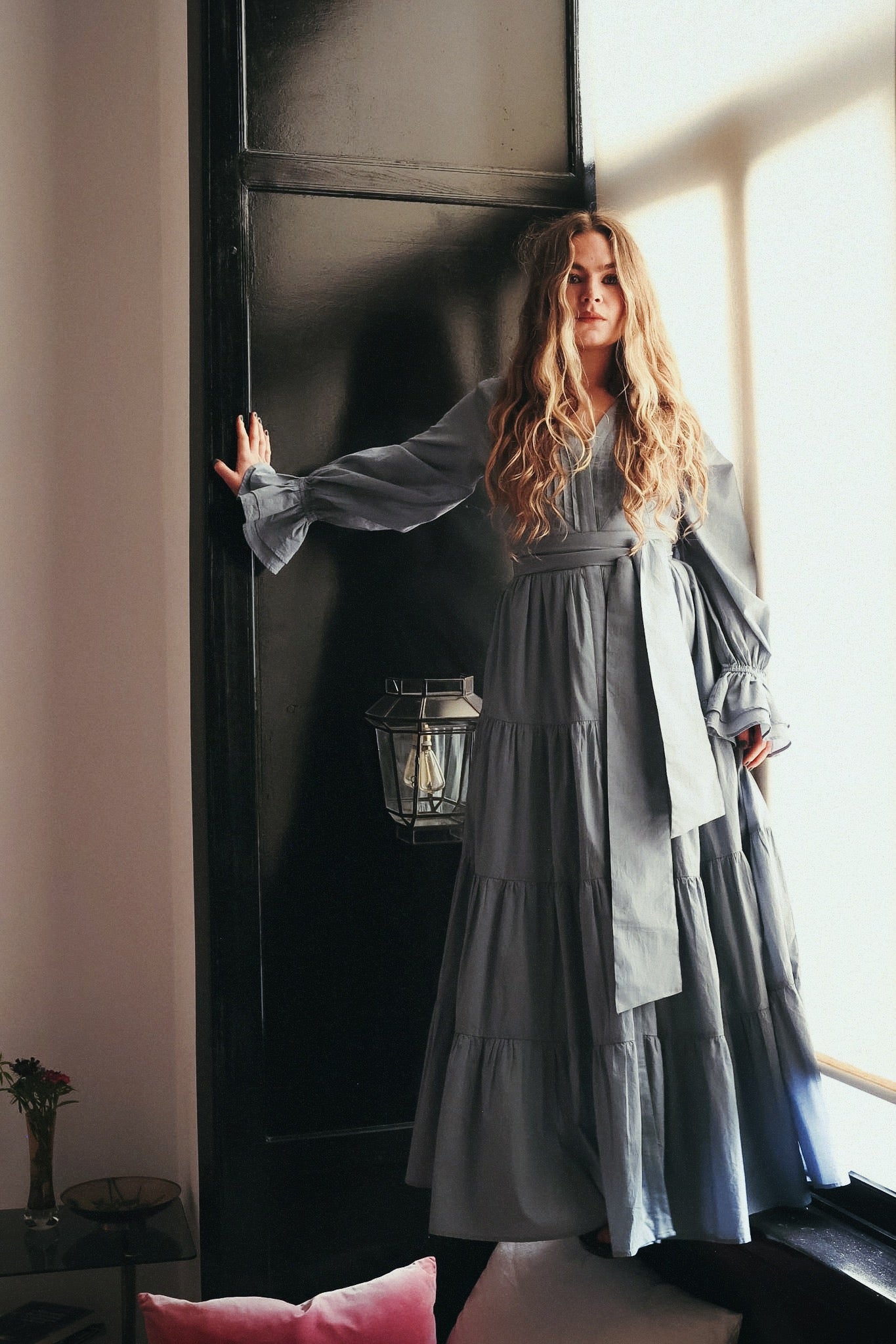 Coco Cotton Dress - Breezy Blue