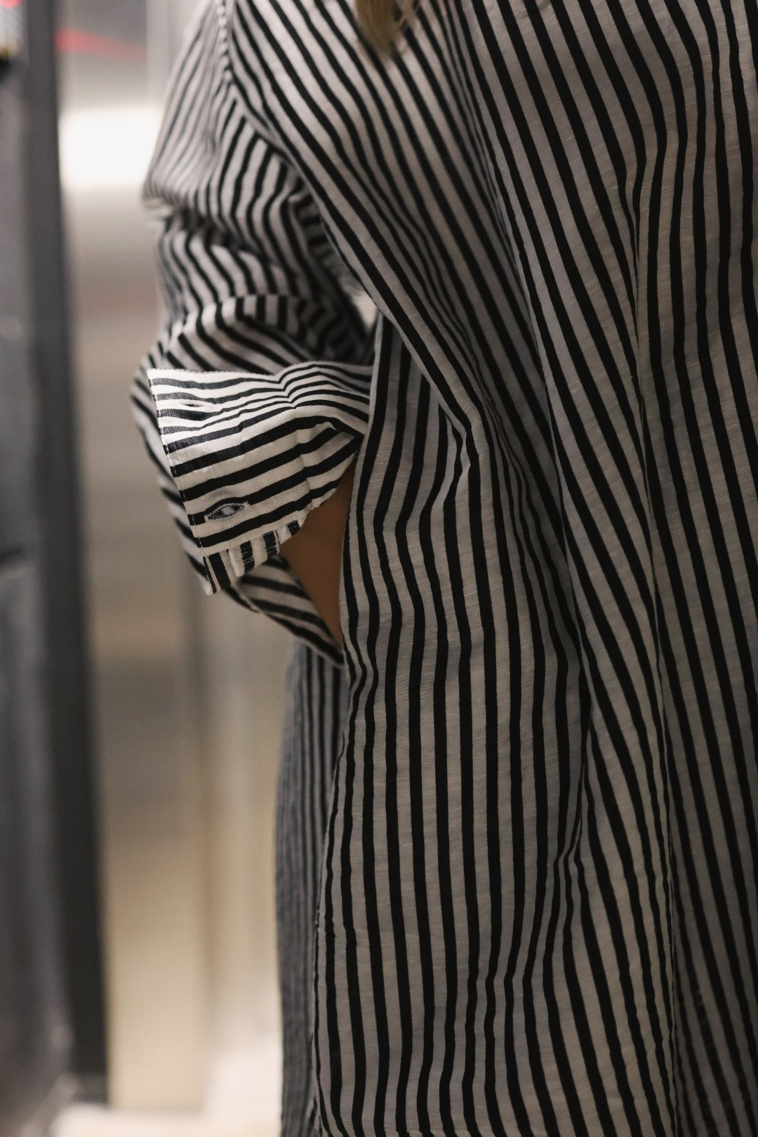 Shirt Dress - Stripe