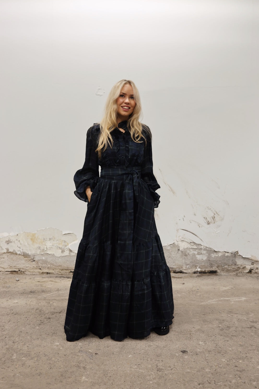 Check Showpiece Dress