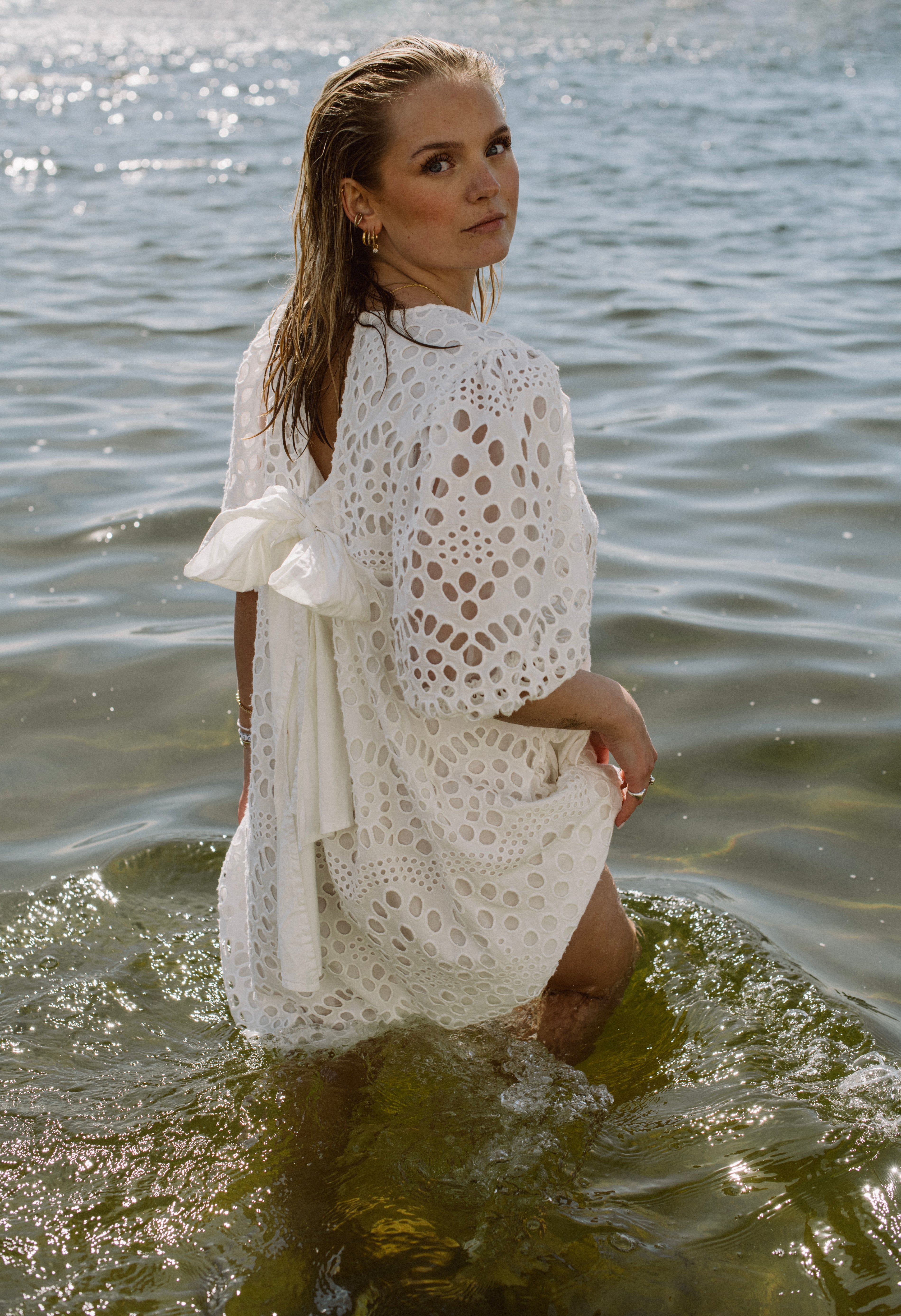MmmPop Dress - White