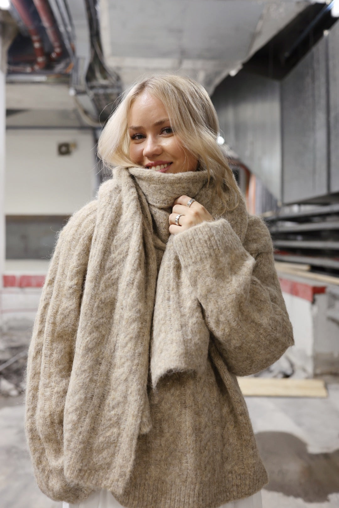 Cozy Sweater - Beige Melange