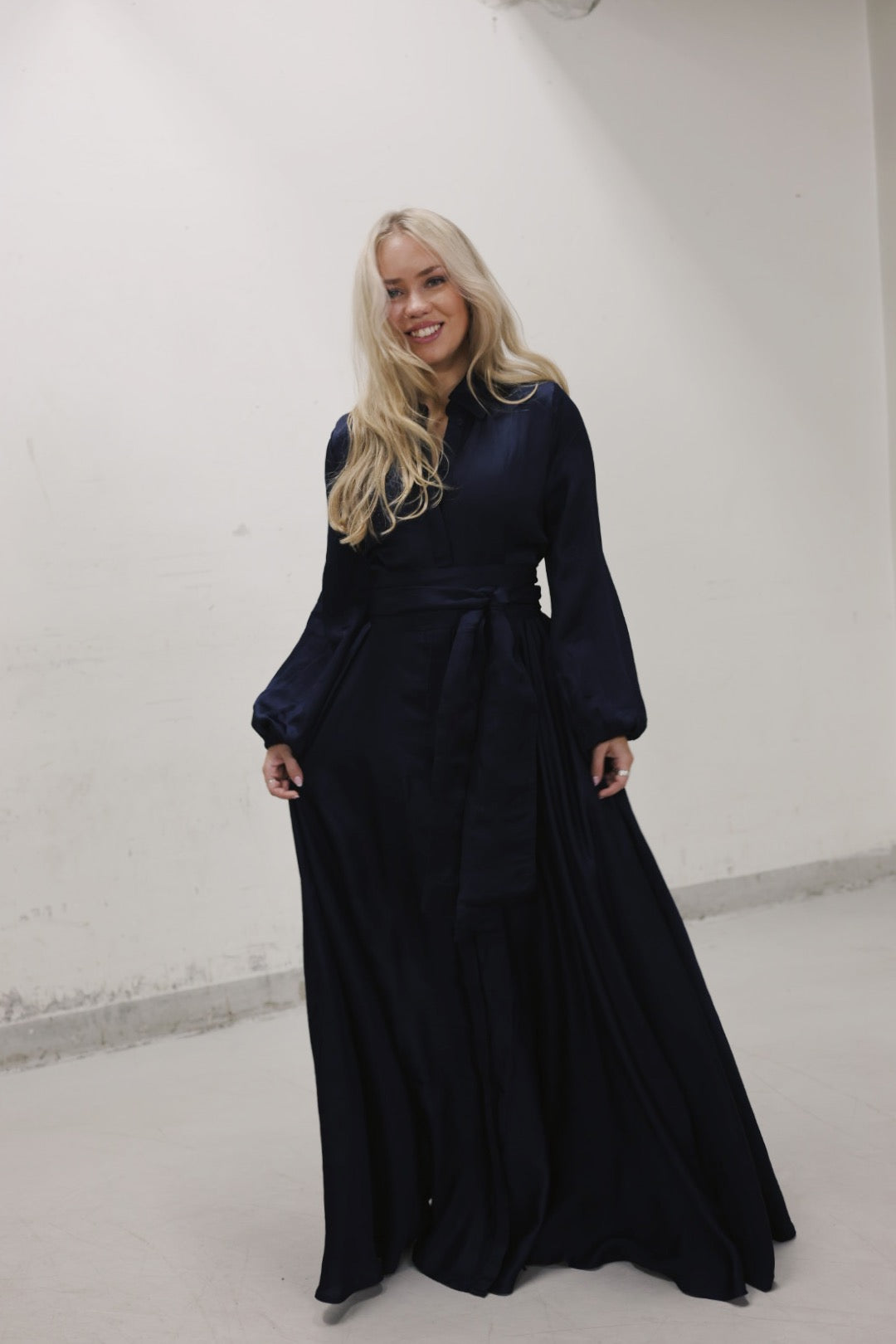 Long Bon Weekend Dress - Dark Navy
