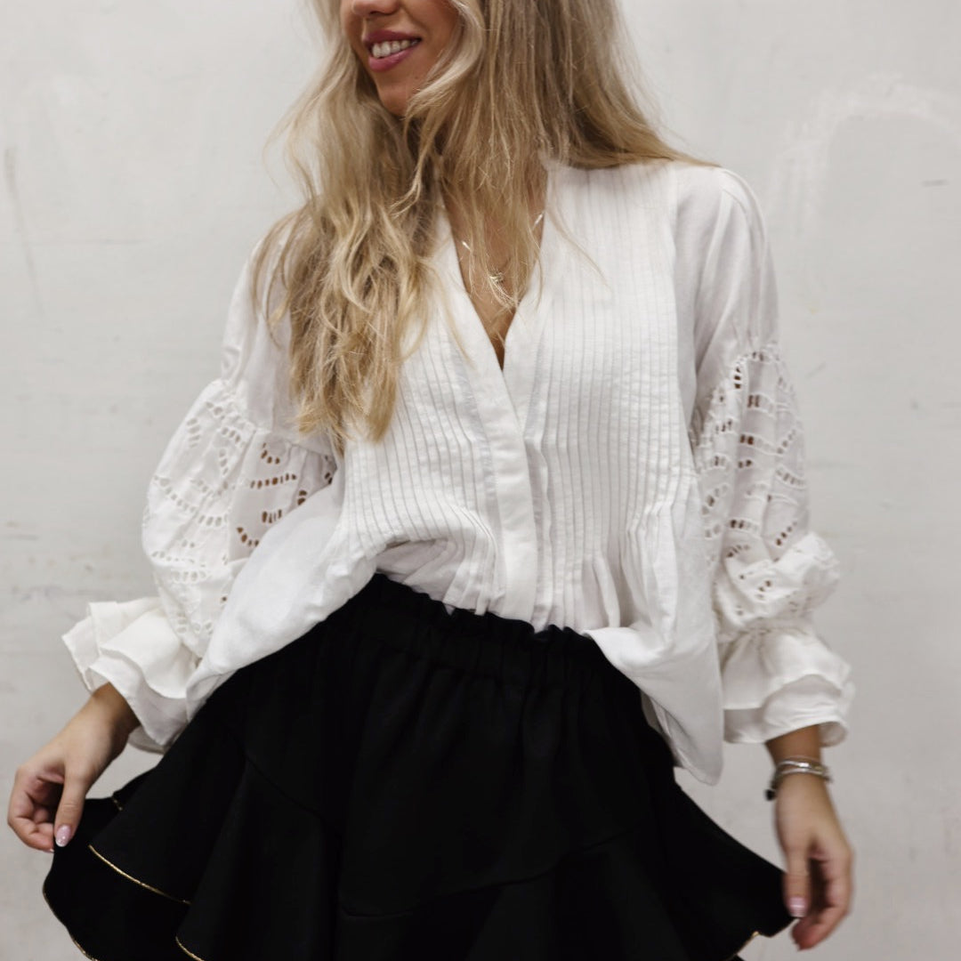 Suit Skirt Shorts - Black