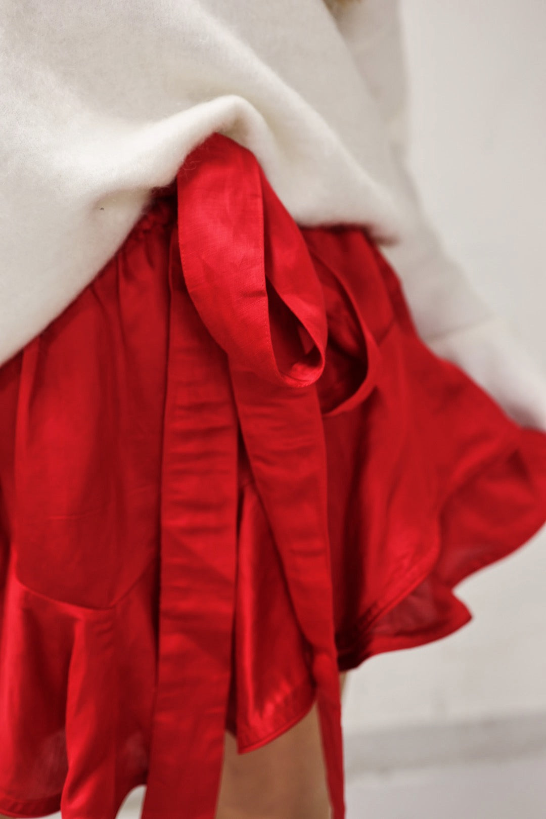 Coco Skirt Shorts - Red