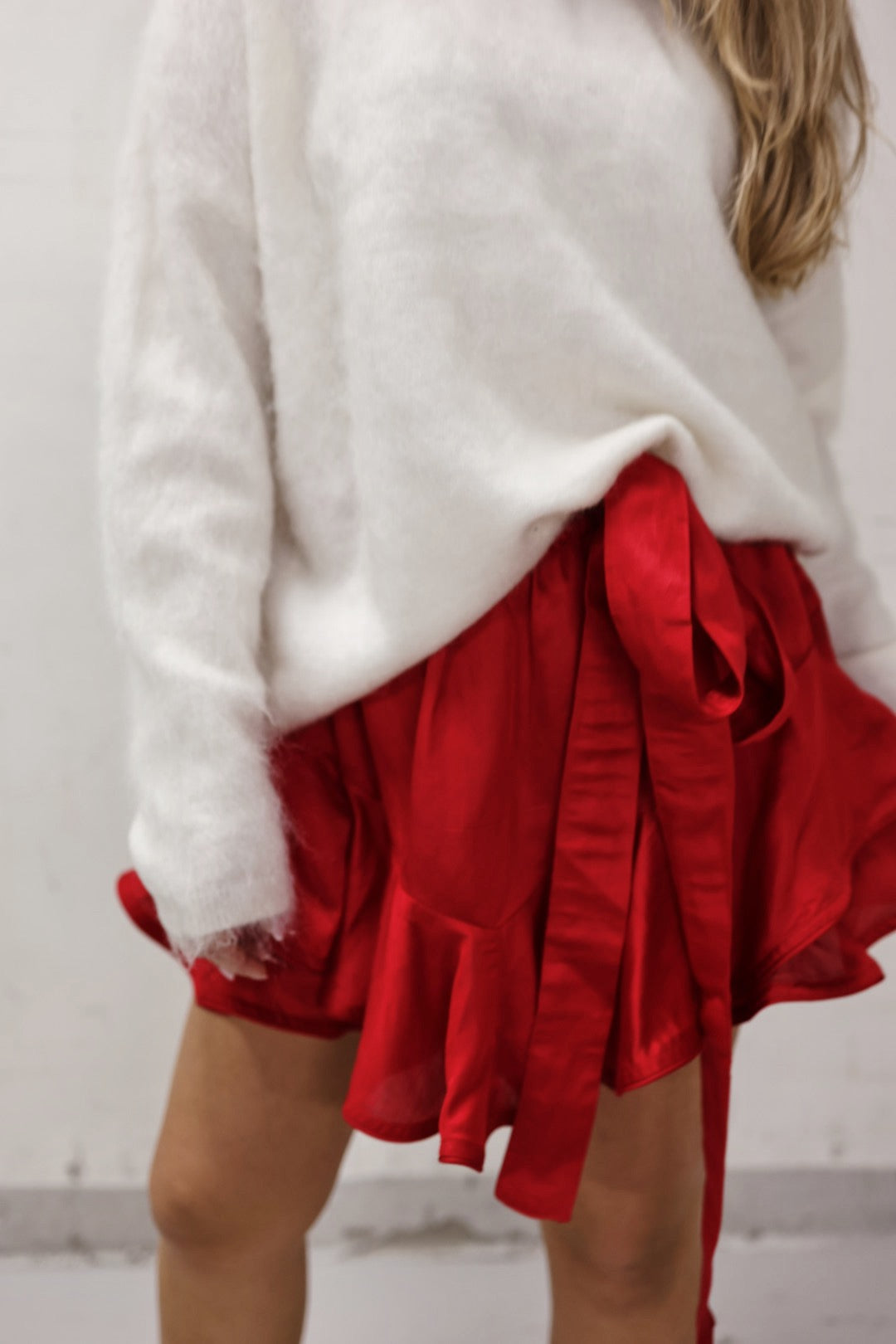 Coco Skirt Shorts - Red