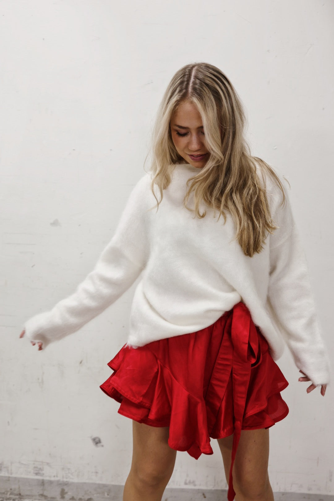 Coco Skirt Shorts - Red