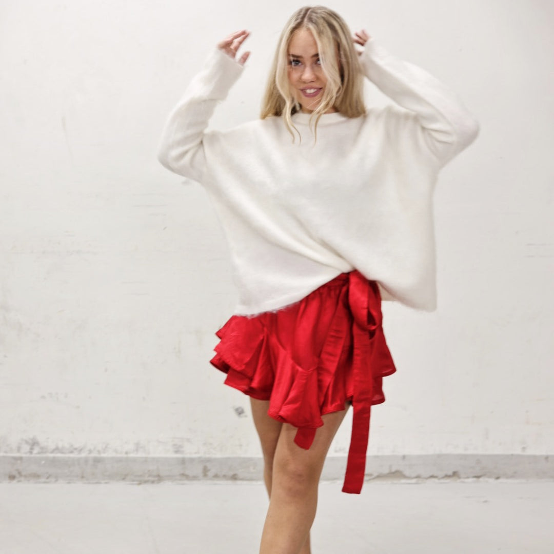 Coco Skirt Shorts - Red