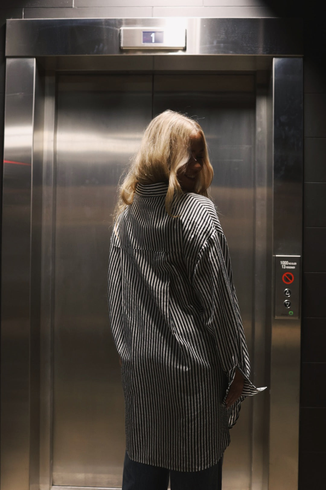 Shirt Dress - Stripe