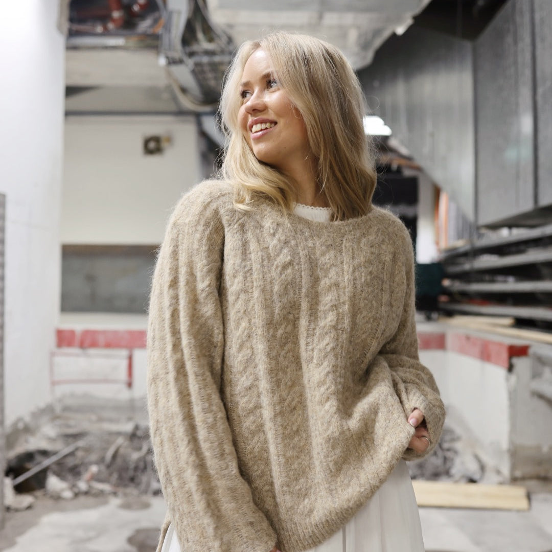 Cozy Sweater - Beige Melange