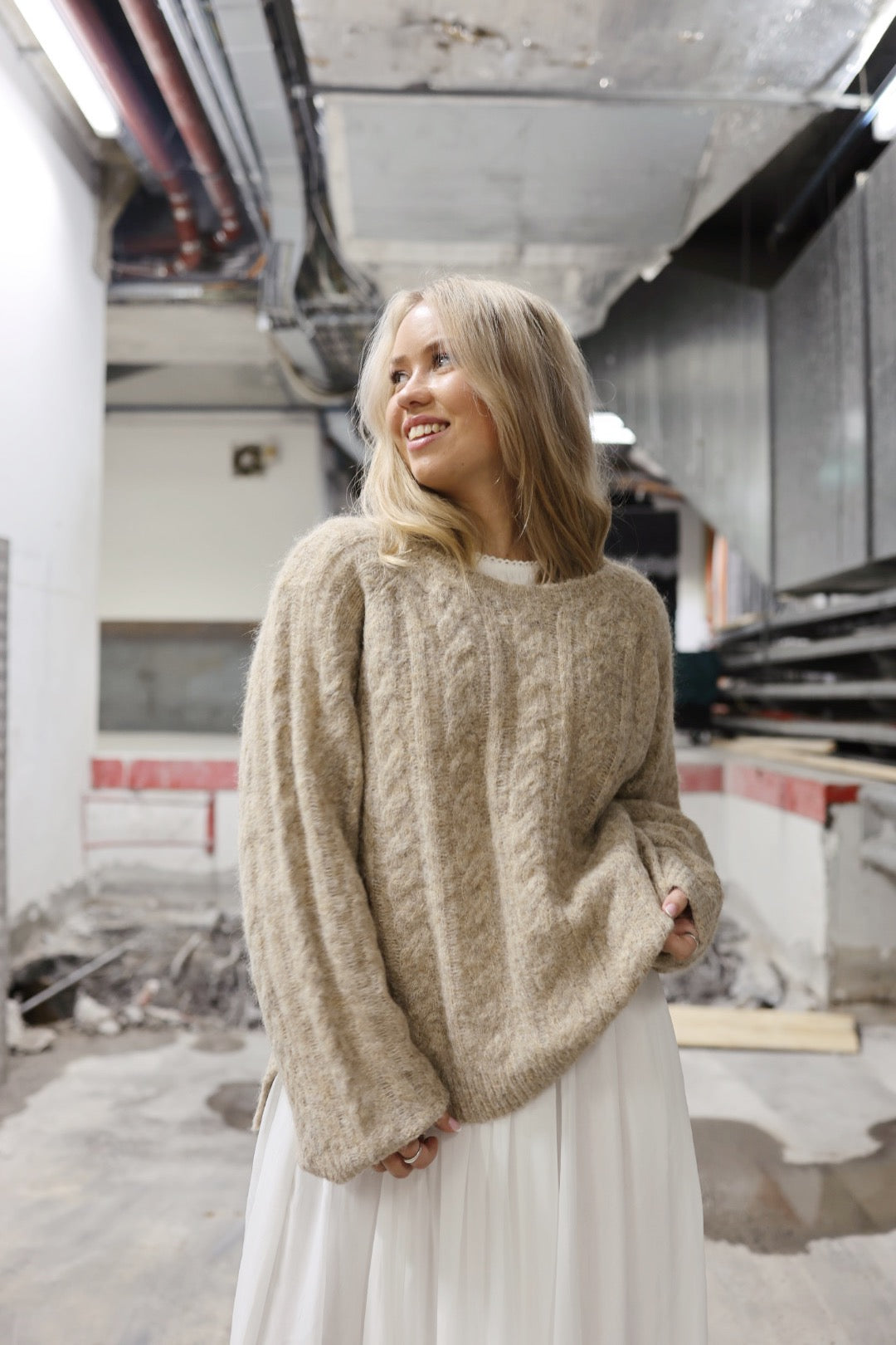 Cozy Sweater - Beige Melange