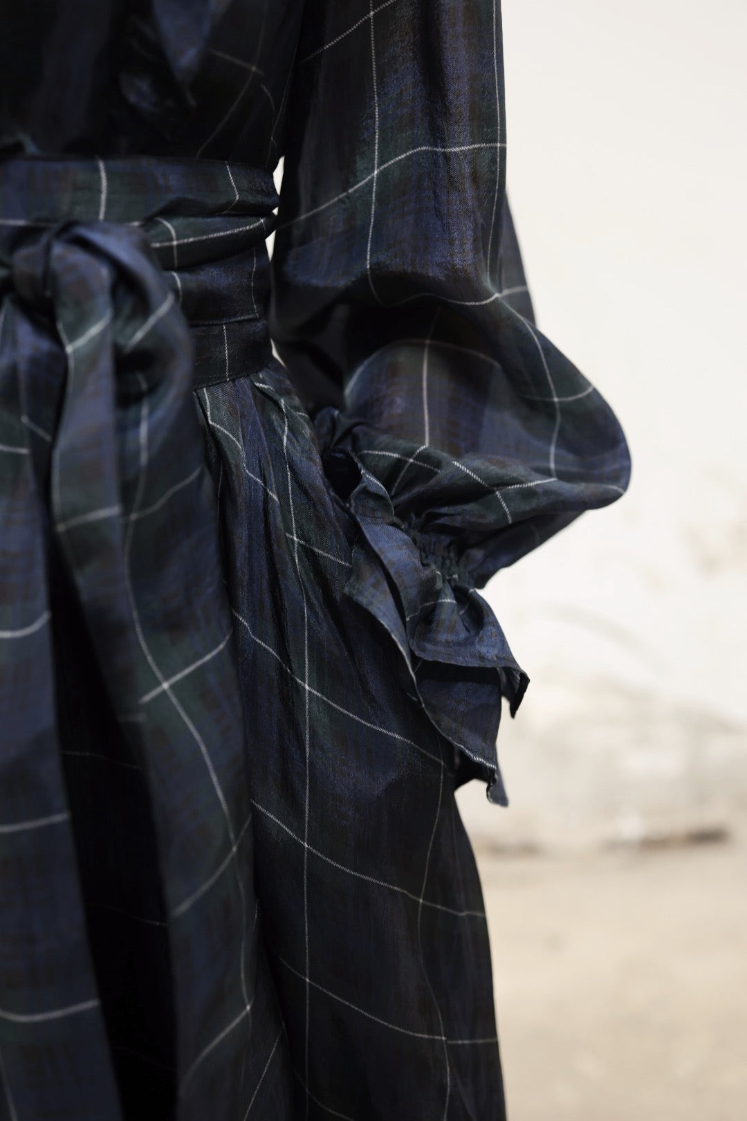 Check Showpiece Dress