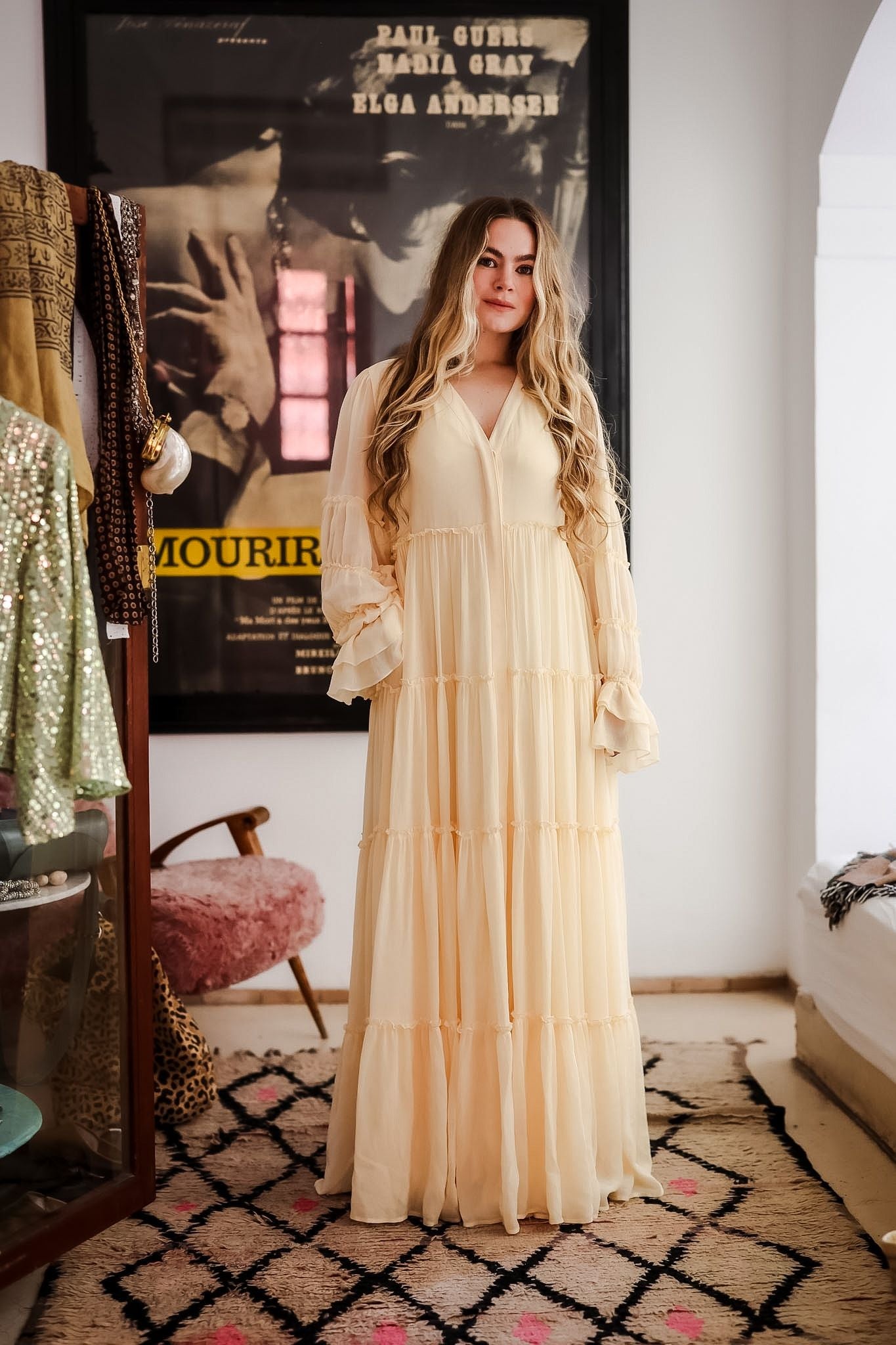 Showbird Dress - Soft Butter