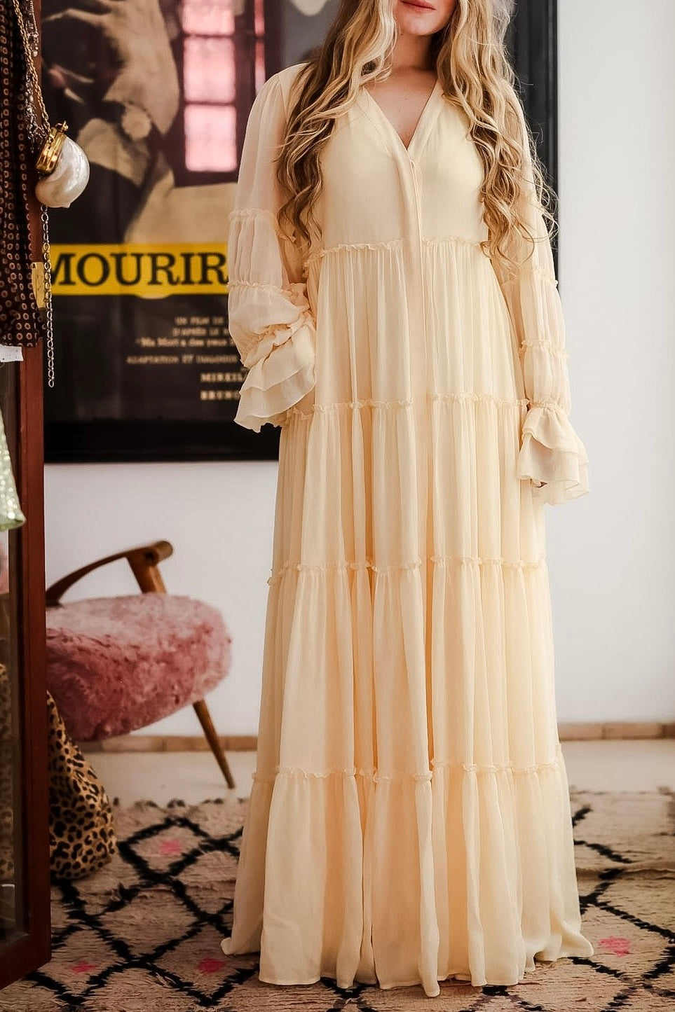 Showbird Dress - Soft Butter