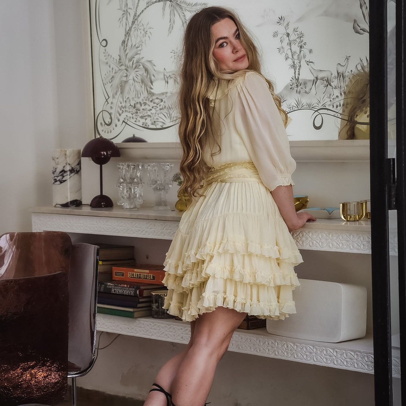 Love Frill Dress - Soft Butter